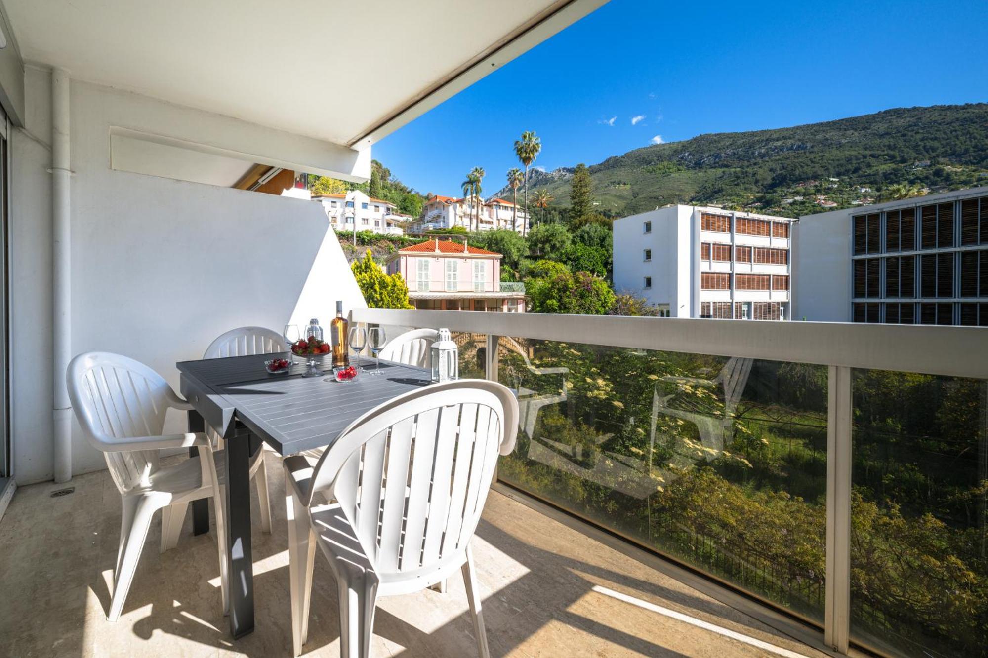 Appartamento Le Rocamare - Piscine Toit Terrasse - Parking Prive - Terrasse Mentone Esterno foto